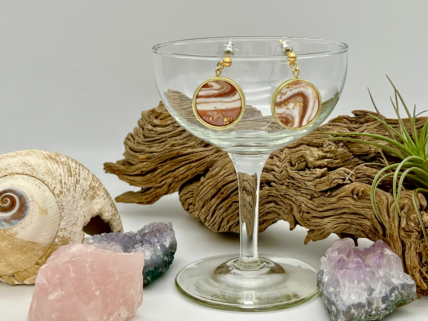 Sandra Earrings - round